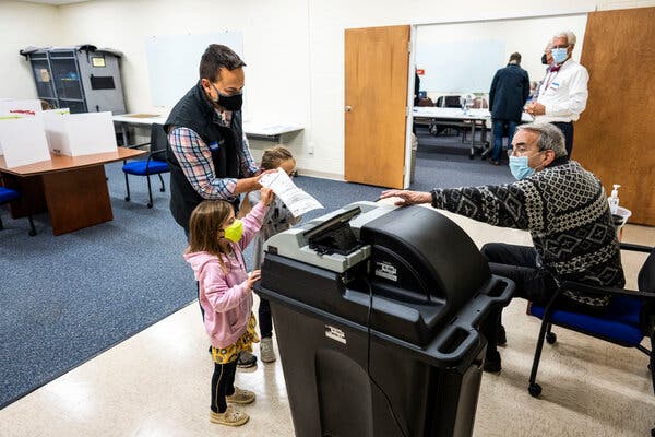 Polls closed in Virginia at 7 p.m. but anyone who was in line by 7 p.m. can vote.